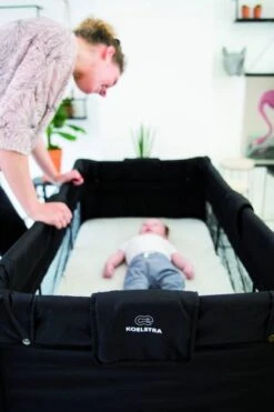 Koelstra Travelsleeper Campingbedje - Met Verhoger - Zwart -Bekend Babyproducten Winkel 799x1200 43