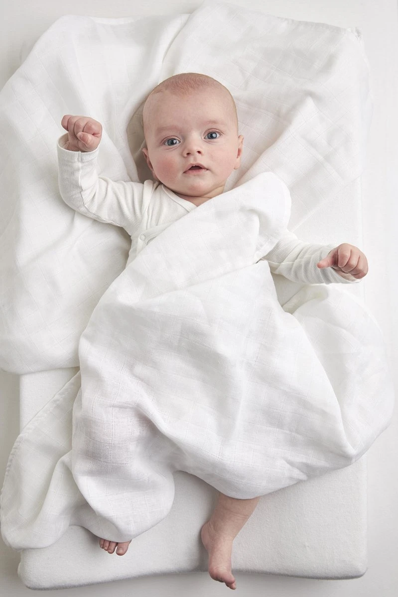 Meyco Uni Starterset - 12-pack - Biologisch - Hydrofiel - White 4 Meyco Uni Starterset - 12-pack - Biologisch - Hydrofiel - White - Afbeelding 2