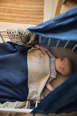 Jollein Baby Deken Wieg 75x100cm Basic Knit - Jeans Blue -Bekend Babyproducten Winkel 799x1200 94