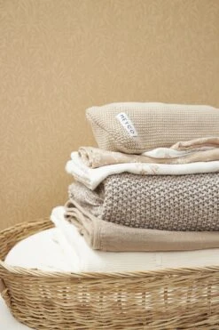 Meyco Branches Hoeslaken Boxmatras - Sand - 75x95cm -Bekend Babyproducten Winkel 800x1200 238