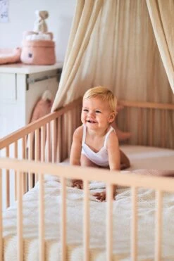 Jollein Baby Hoeslaken Wieg Jersey 40/50x80/90cm - Pale Pink -Bekend Babyproducten Winkel 800x1200 248