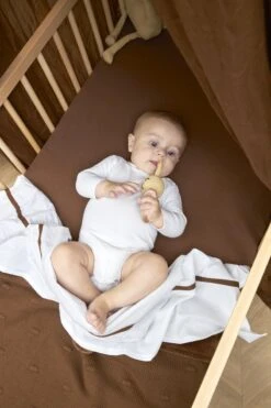 Meyco Jersey Hoeslaken Wieg - 2-pack - Chocolate - 40x80/90cm -Bekend Babyproducten Winkel 800x1200 251