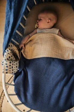 Jollein Baby Deken Wieg 75x100cm Basic Knit - Jeans Blue -Bekend Babyproducten Winkel 800x1200 268