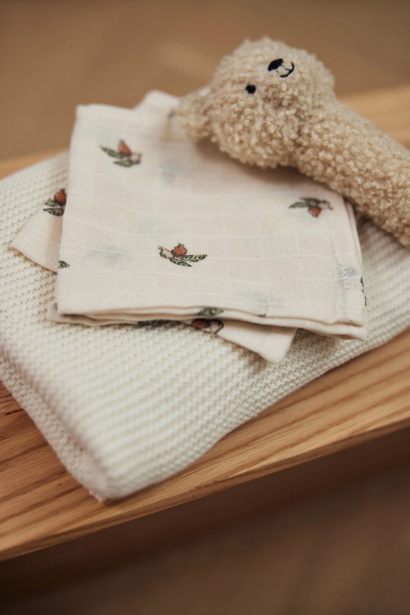 Jollein Basic Knit Ivory 75 X 100 Cm Wiegdeken 516-511-67031 9 Jollein Basic Knit Ivory 75 X 100 Cm Wiegdeken 516-511-67031 - Afbeelding 7