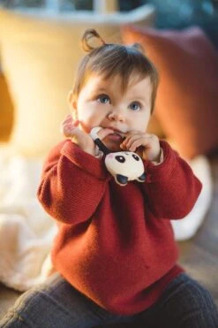 Lanco Rubberen Bijtring - Kori De Panda - Zwart - Wit -Bekend Babyproducten Winkel 800x1200 31