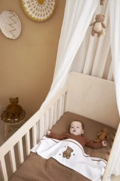Meyco Teddy Bear Ledikant Laken - Toffee - 100x150cm -Bekend Babyproducten Winkel 800x1200 371