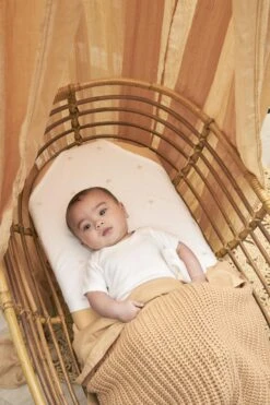 Meyco Ledikant Laken Uni 2-pack - 100x150cm - Camel/Warm Sand -Bekend Babyproducten Winkel 800x1200 407