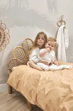 Meyco Uni Dekbedovertrek Peuter - Camel/Warm Sand - 120x150cm -Bekend Babyproducten Winkel 800x1200 422