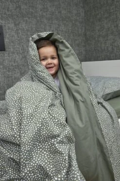 Meyco Cheetah/Uni Dekbedovertrek Peuter - Forest Green - 120x150cm -Bekend Babyproducten Winkel 800x1200 429