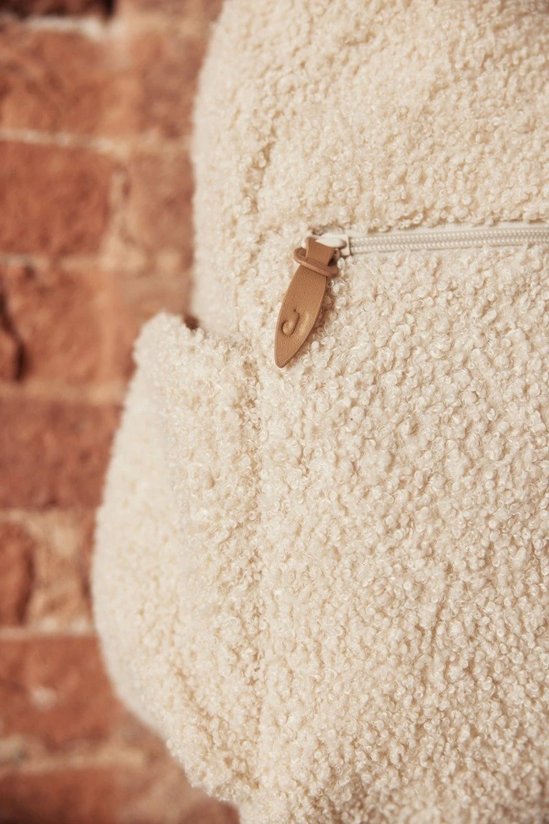Jollein Luiertas Rugzak Boucle - Naturel 16 Jollein Luiertas Rugzak Boucle - Naturel - Afbeelding 14