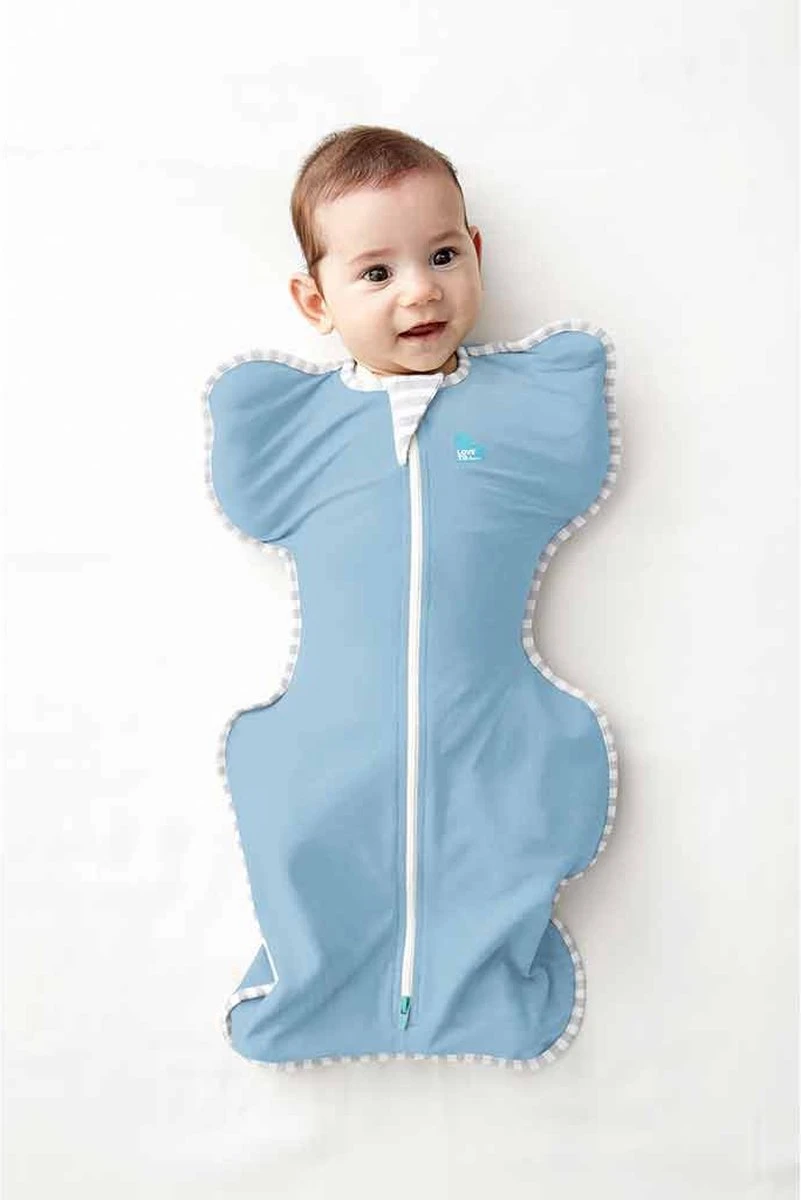 Love To Dream™ Babyslaapzak Swaddle Up™ - Inbakeren - Baby 3-6 Maanden - 6-8.5 Kg - All Season - Oud Blauw 5 Love To Dream™ Babyslaapzak Swaddle Up™ - Inbakeren - Baby 3-6 Maanden - 6-8.5 Kg - All Season - Oud Blauw - Afbeelding 3