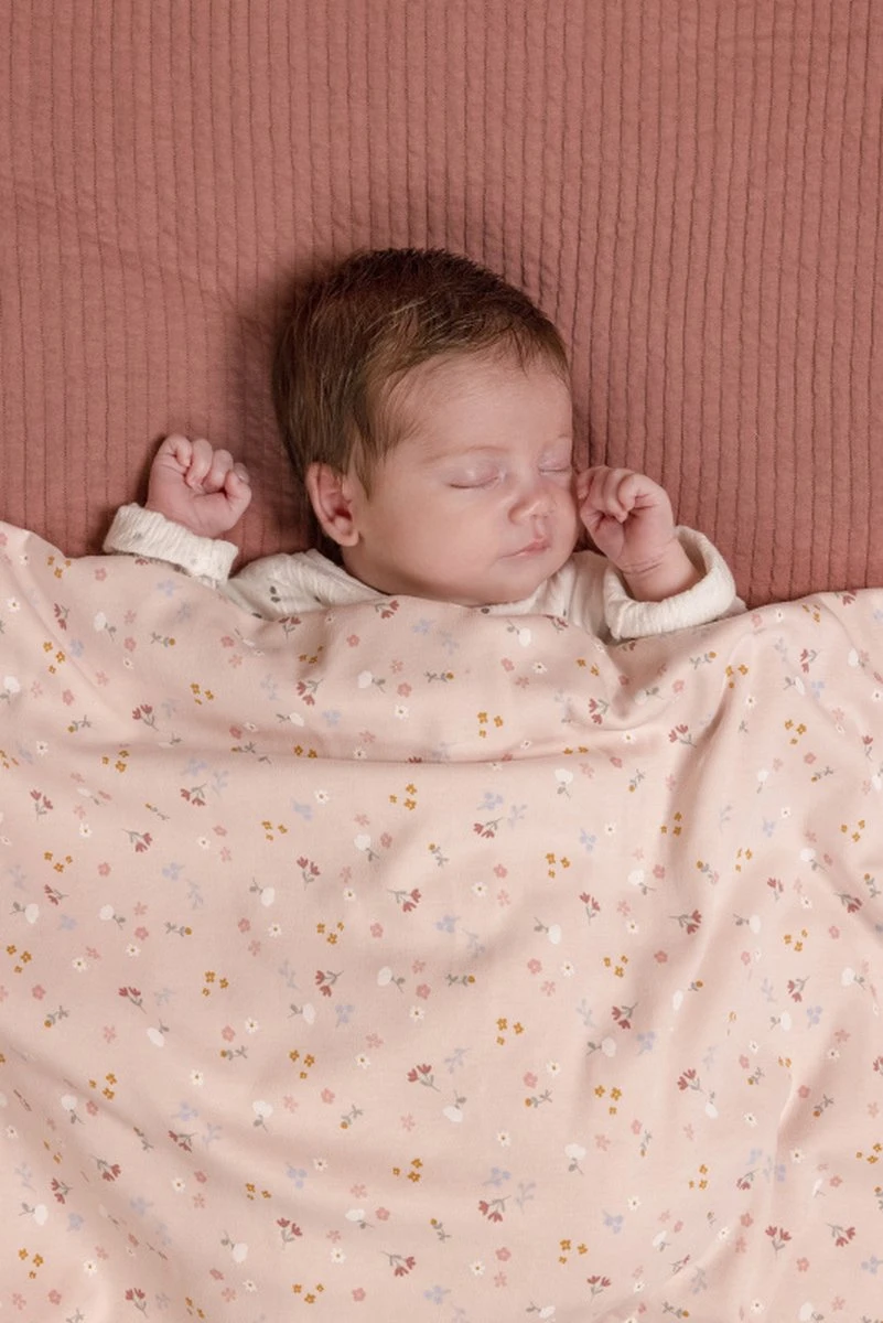 Little Dutch Ledikantdeken Little Pink Flowers 5 Little Dutch Ledikantdeken Little Pink Flowers - Afbeelding 3