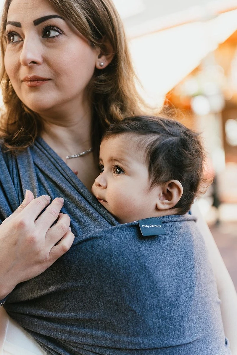 Baby Garden Draagdoek Grijs - Ergonomisch - Original - Inclusief Slabbetje 8 Baby Garden Draagdoek Grijs - Ergonomisch - Original - Inclusief Slabbetje - Afbeelding 6