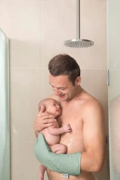 Invented 4 Kids - Douche Washandje - Washandjes - Groen IJsbeer -Bekend Babyproducten Winkel 801x1200 50