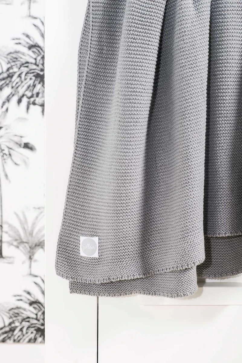 Jollein Baby Deken Ledikant Basic Knit 100x150cm - Pale Pink 18 Jollein Baby Deken Ledikant Basic Knit 100x150cm - Pale Pink - Afbeelding 16