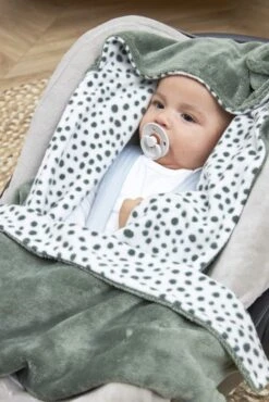 Meyco Wikkeldeken Fleece Cheetah - Grijs -Bekend Babyproducten Winkel 801x1200 92