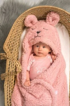 Jollein Wikkeldeken Bunny 100x105cm - Pale Pink -Bekend Babyproducten Winkel 801x1200 97