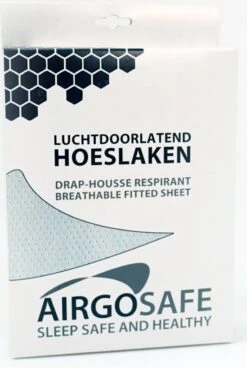 ABZ Airgosafe Dry Fit Hoeslaken - 60x120 Cm - Wit -Bekend Babyproducten Winkel 805x1200 6
