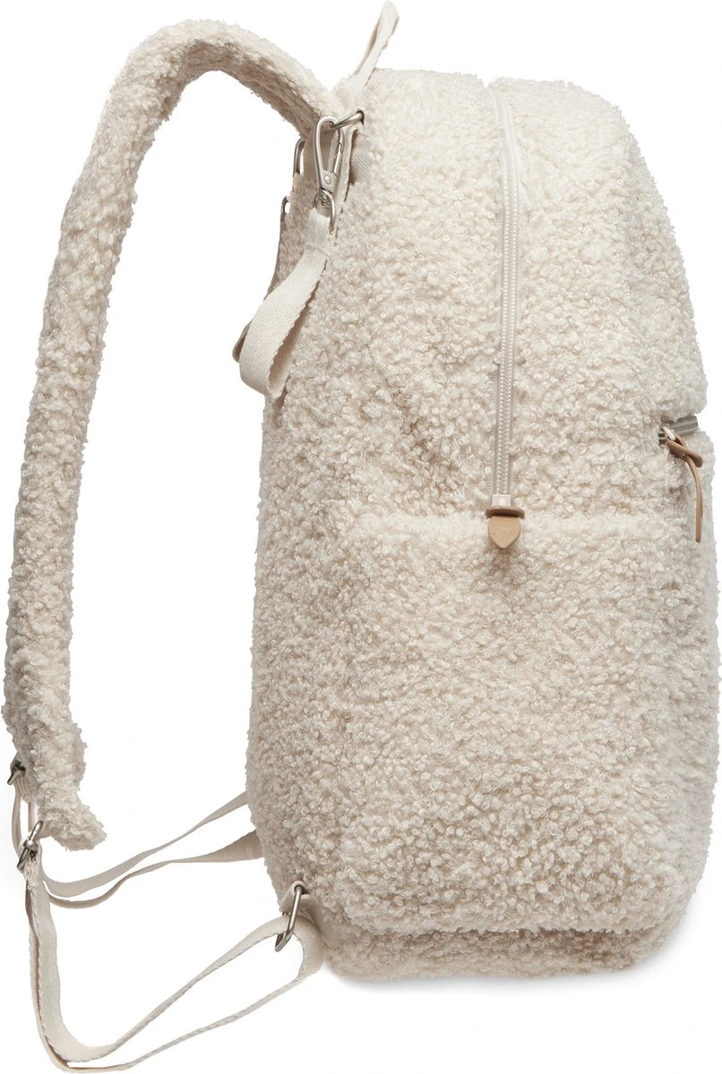 Jollein Luiertas Rugzak Boucle - Naturel 9 Jollein Luiertas Rugzak Boucle - Naturel - Afbeelding 7