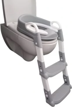 WC Verkleiner- WC Verkleiner Met Trapje- Extra Veilig- Opvouwbaar- Verstelbaar - Grijs & Wit - Toilet Trainer Voor Kind En Peuter -Bekend Babyproducten Winkel 806x1200 6