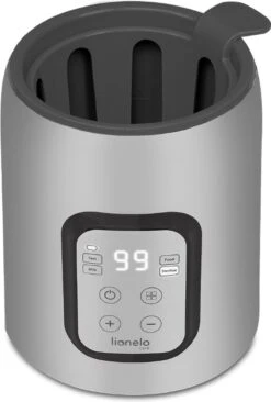 Lionelo Thermup - Flessenwarmer En Potjes Verwarmer - Grijs -Bekend Babyproducten Winkel 809x1200
