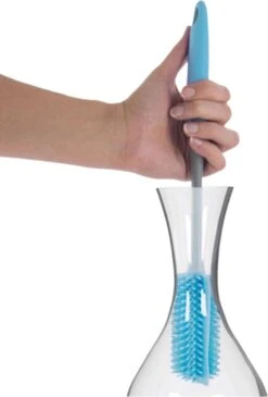 2x Flessenborstel – Roze – Siliconen – Flessenreiniger – Tuitenwisser – Flesborstel – Baby -Bekend Babyproducten Winkel 812x1200