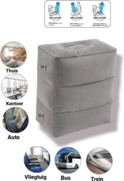 Merkloos Vliegtuigbedje - Voetkussen Opblaasbaar - Voetensteun - Voetenbankje - 3 Hoogte Standen - Reiskussen 12 Merkloos Vliegtuigbedje - Voetkussen Opblaasbaar - Voetensteun - Voetenbankje - 3 Hoogte Standen - Reiskussen -Bekend Babyproducten Winkel 825x1200 5