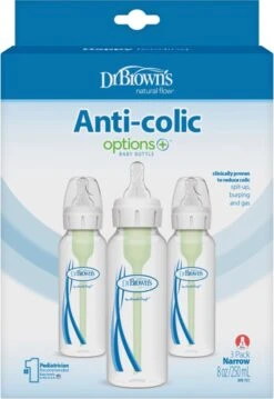 Dr. Brown's Options+ Anti-colic Standaardfles - 250 Ml - 3 Stuks -Bekend Babyproducten Winkel 826x1200
