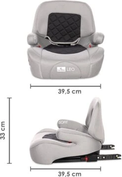 Lorelli Leo Fossil Grey Isofit 22-36 Kg Booster 1007161-2309 -Bekend Babyproducten Winkel 828x1200 8