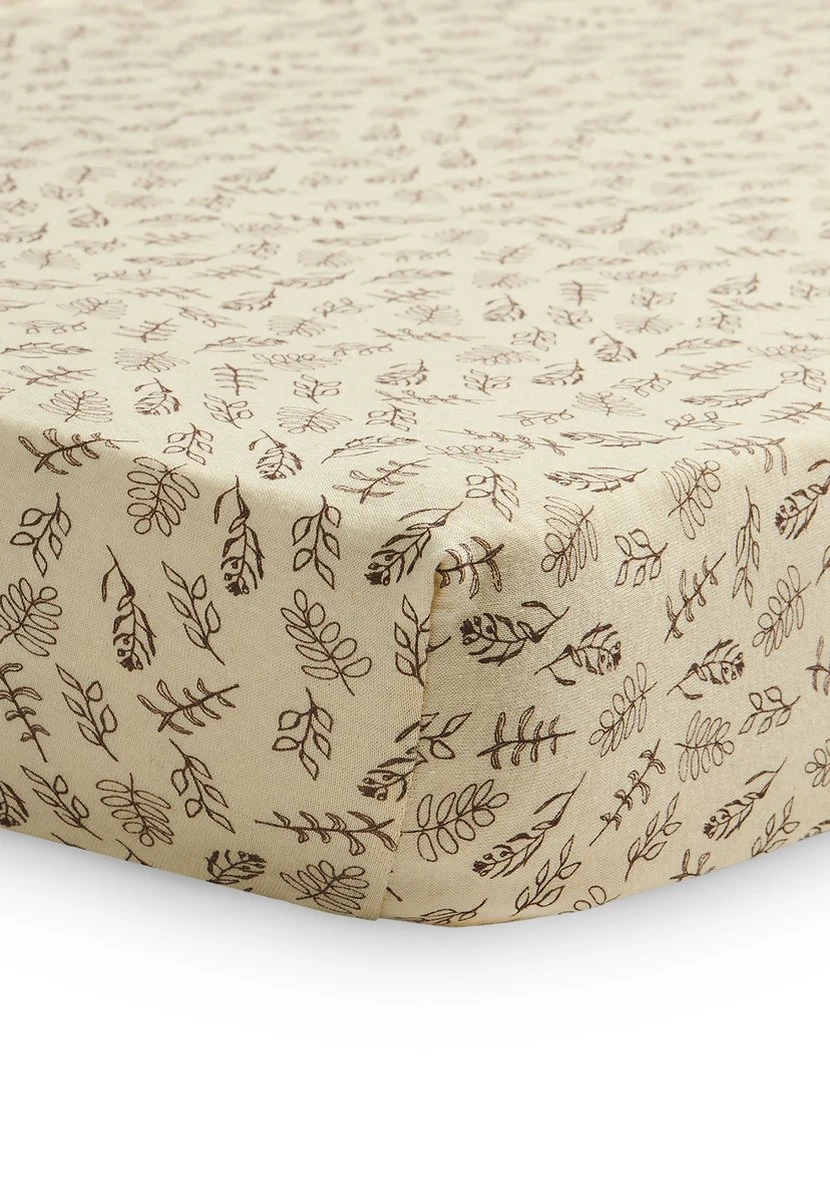 Jollein Baby Hoeslaken Ledikant Jersey 60x120cm - Meadow - Chestnut 9 Jollein Baby Hoeslaken Ledikant Jersey 60x120cm - Meadow - Chestnut - Afbeelding 7