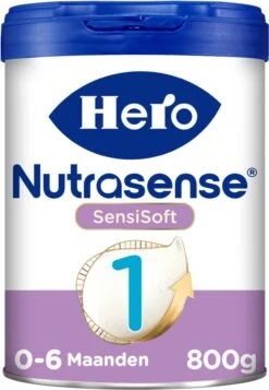 Hero Nutrasense SensiSoft Zuigelingenvoeding 1 - Flesvoeding Van 0 Tot 6 Maanden - 3 X 800 Gram - Met Melkvet - Palmolie Vrij -Bekend Babyproducten Winkel 831x1200 5
