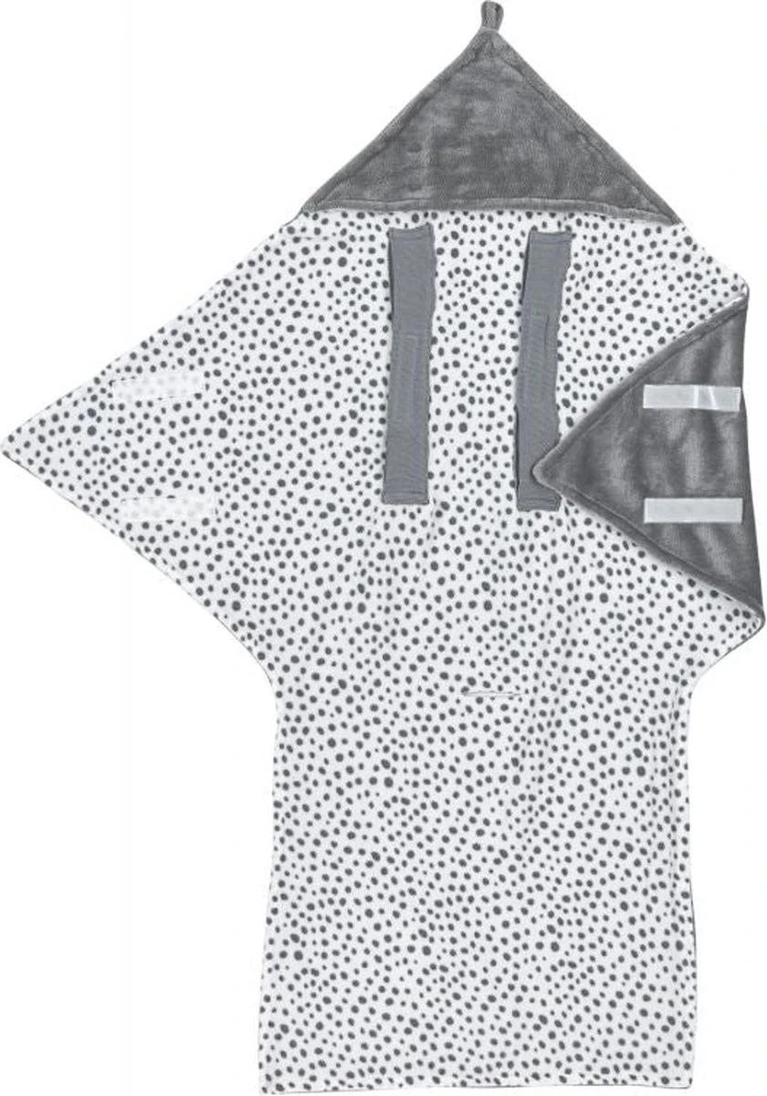 Meyco Wikkeldeken Fleece Cheetah - Forest Green 7 Meyco Wikkeldeken Fleece Cheetah - Forest Green - Afbeelding 5