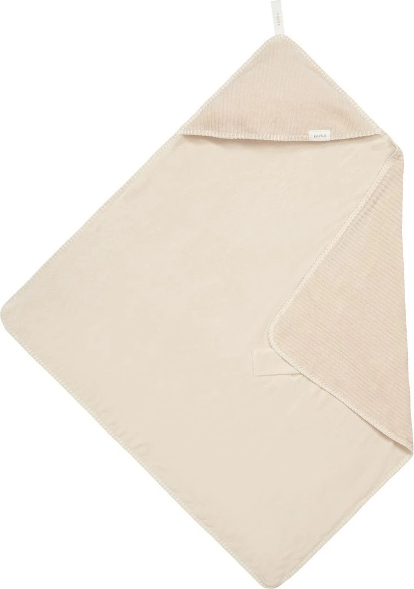 Koeka Omslagdoek Baby Stretch Terry Vik - Zand 3 Koeka Omslagdoek Baby Stretch Terry Vik - Zand