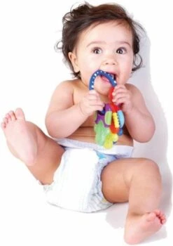 Nûby Bijtspeeltje Koelbijtsleutels - Blauw - 3m+ -Bekend Babyproducten Winkel 846x1200