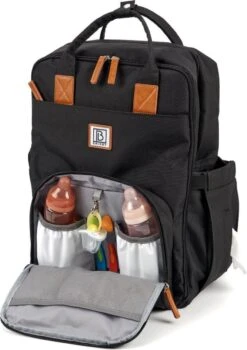 Brisby Slijtvaste Luiertas – Verzorgingstas – Met Buggymontage - Zwart -Bekend Babyproducten Winkel 848x1200 4
