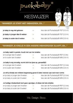 Puckababy Inbakerslaapzak Original Mini - 3-6 Maanden - White Dotty -Bekend Babyproducten Winkel 849x1200 8