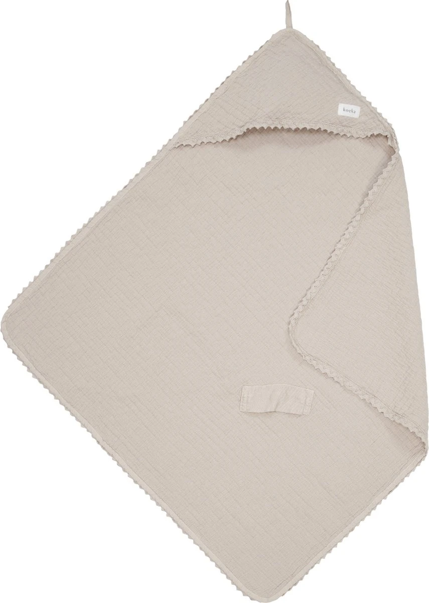 Koeka Baby Omslagdoek Elba - Katoen - Taupe 3 Koeka Baby Omslagdoek Elba - Katoen - Taupe
