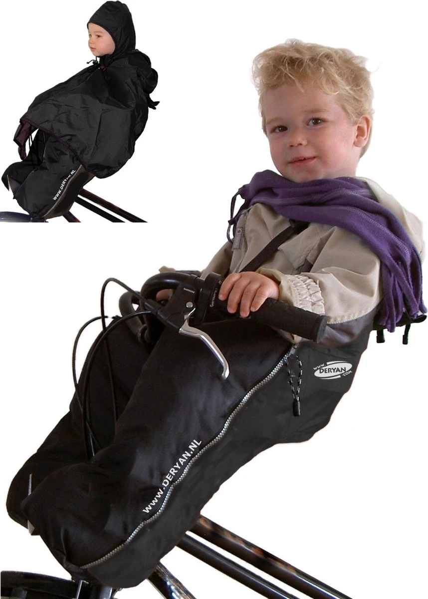 Deryan Bike-a-way Fietsstoeltje Voor - Fiets Regenhoes - Warme Jas En Windbreaker + Regenponcho - Bobike & Yepp 9 Deryan Bike-a-way Fietsstoeltje Voor - Fiets Regenhoes - Warme Jas En Windbreaker + Regenponcho - Bobike & Yepp - Afbeelding 7