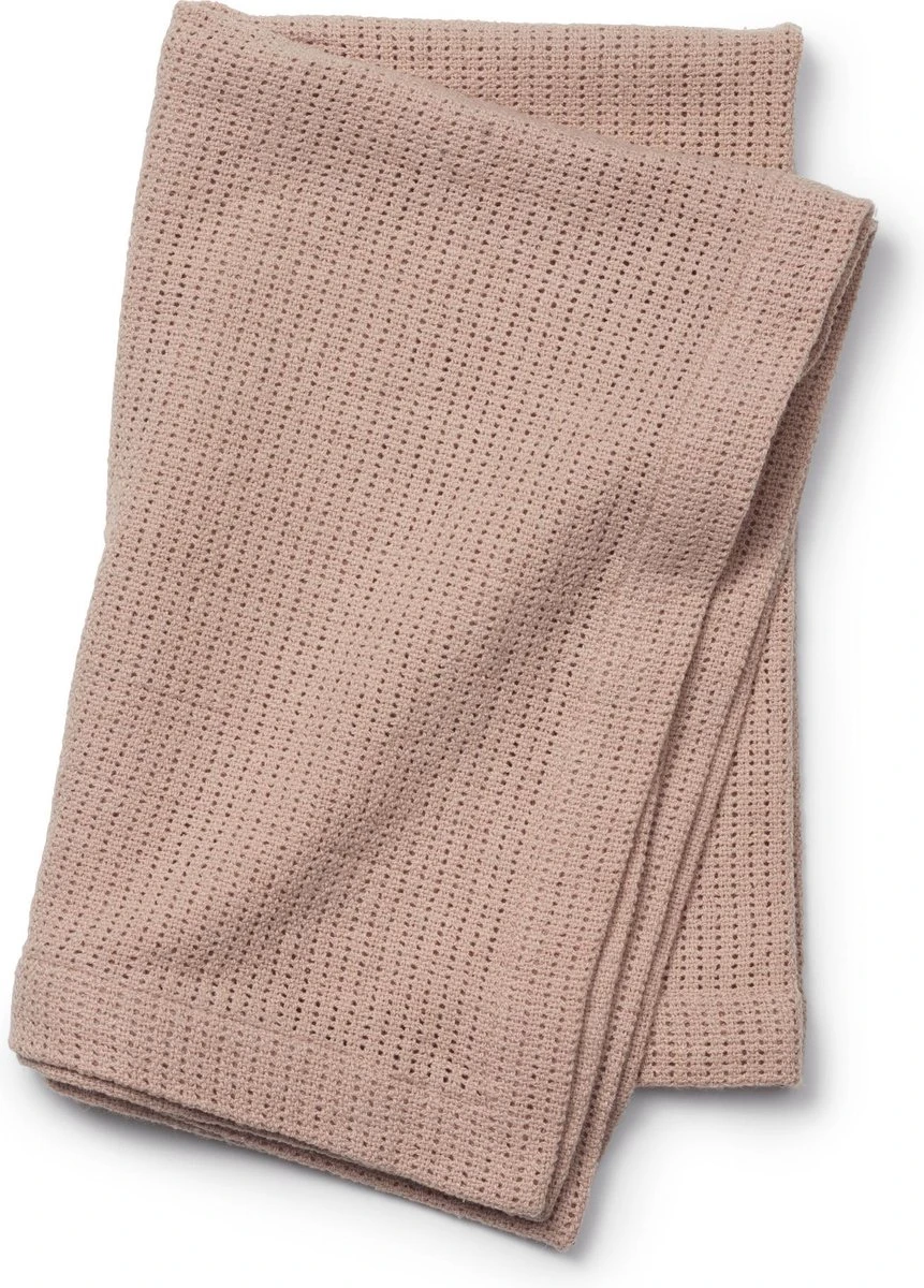 Elodie Cellular Baby Dekentje- Wiegdeken-Dekentje -Powder Pink (75x100cm) 3 Elodie Cellular Baby Dekentje- Wiegdeken-Dekentje -Powder Pink (75x100cm)