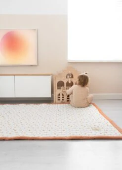 Love By Lily - Groot Speelkleed - Sunny Clovers - City Size - 150x120cm -Bekend Babyproducten Winkel 862x1200