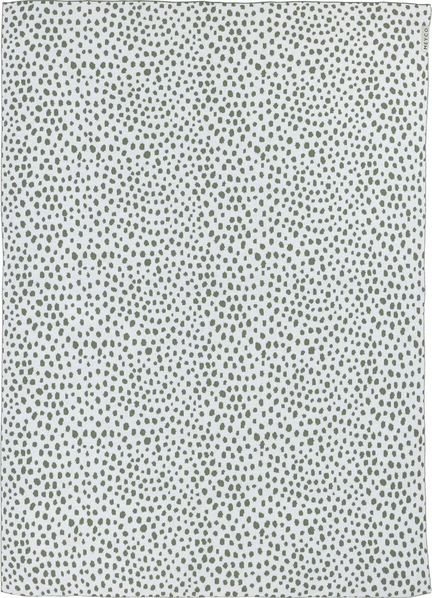 Meyco Wiegdeken Cheetah - Forest Green - 75x100cm 4 Meyco Wiegdeken Cheetah - Forest Green - 75x100cm - Afbeelding 2