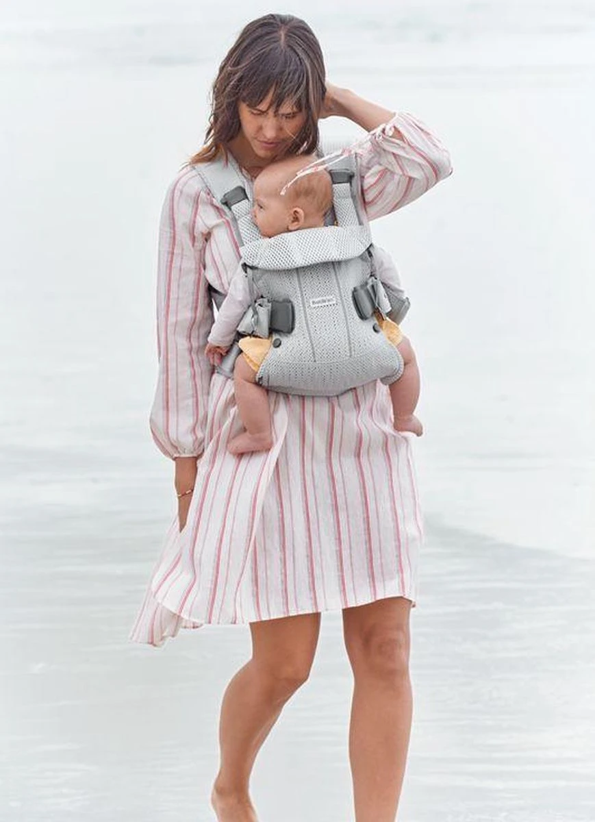 BabyBjörn Draagzak One Air - 3D Mesh - Zilver 9 BabyBjörn Draagzak One Air - 3D Mesh - Zilver - Afbeelding 7