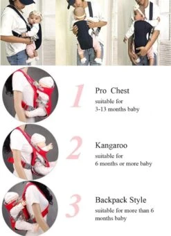 Baby Draagzak Blauw - Baby Carrier – Baby Drager Max. 15 Kg - 2 Tot 18 Maanden - Ergonomisch - Baby Draagdoek - Heupdrager - Steundrager Baby -Bekend Babyproducten Winkel 869x1200 8