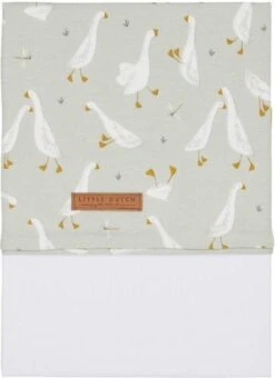 Little Dutch Wieglaken Ocean Mint Geborduurd