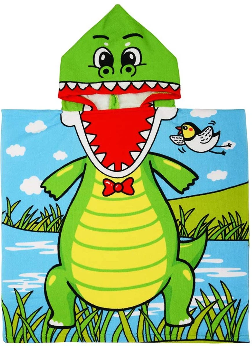 JAXY Badcape Baby - Badcape - Baby Badjas - Omslagdoek - Omslagdoek - Baby Handdoek Met Capuchon - Strandhanddoek - Badponcho - Poncho Handdoek - Microfiber - 60x90cm - Krokodil 3 JAXY Badcape Baby - Badcape - Baby Badjas - Omslagdoek - Omslagdoek - Baby Handdoek Met Capuchon - Strandhanddoek - Badponcho - Poncho Handdoek - Microfiber - 60x90cm - Krokodil