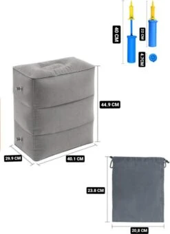 Merkloos Vliegtuigbedje - Voetkussen Opblaasbaar - Voetensteun - Voetenbankje - 3 Hoogte Standen - Reiskussen 13 Merkloos Vliegtuigbedje - Voetkussen Opblaasbaar - Voetensteun - Voetenbankje - 3 Hoogte Standen - Reiskussen -Bekend Babyproducten Winkel 873x1200 5