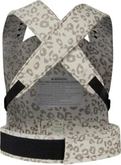 ROOKIE Baby Premium Draagzak- Design Buikdrager - Comfortabel En Ergonomisch - Pasgeboren Babydrager - Peuterdrager - Biologisch Katoen - Super Zacht - Unisex: Voor Mama En Papa (Leoprint Beige) -Bekend Babyproducten Winkel 881x1200 3