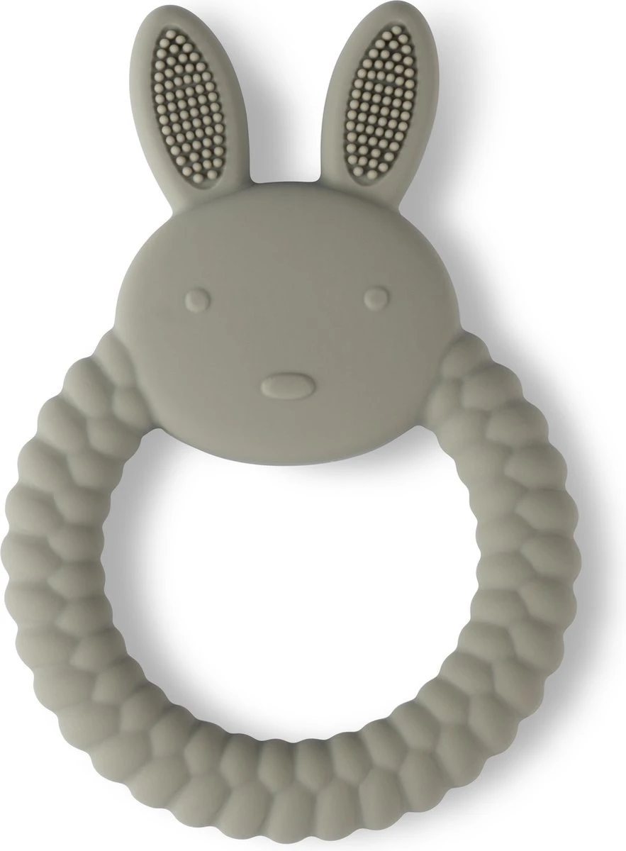 Bijtring Lalieloe Bunny - Bijtspeelgoed - Kraam Cadeau - Koel Bijtring - Sage 3 Bijtring Lalieloe Bunny - Bijtspeelgoed - Kraam Cadeau - Koel Bijtring - Sage