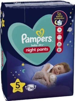 Pampers® Pampers - Night Pants - Maat 5 - Mega Pack - 72 Luierbroekjes -Bekend Babyproducten Winkel 888x1200 8