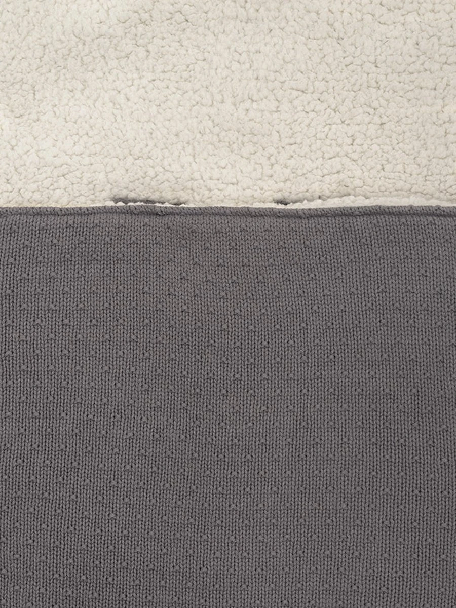 Jollein Voetenzak Voor Autostoel & Kinderwagen - Bliss Knit - Storm Grey 8 Jollein Voetenzak Voor Autostoel & Kinderwagen - Bliss Knit - Storm Grey - Afbeelding 6
